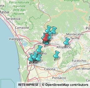 Mappa Via Bonagiunta Urbiciani, 55100 Lucca LU, Italia (9.14)