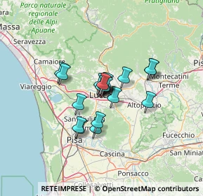 Mappa Via Bonagiunta Urbiciani, 55100 Lucca LU, Italia (8.24421)
