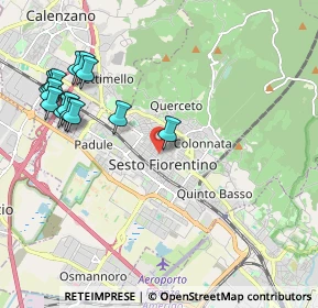 Mappa Via Alessandro Manzoni, 50019 Sesto Fiorentino FI, Italia (2.445)