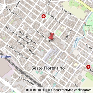 Mappa Via A. Gramsci, 252, 50019 Sesto Fiorentino, Firenze (Toscana)