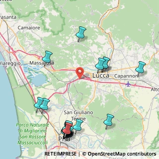 Mappa Via di Cocombola, 55100 Lucca LU, Italia (11.3835)