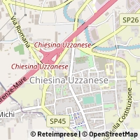মানচিত্র Chiesina Uzzanese