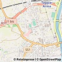 Mapa Taggia