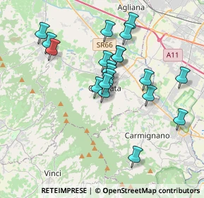 Mappa Via Folonica, 51039 Quarrata PT, Italia (3.3965)