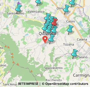 Mappa Via Folonica, 51039 Quarrata PT, Italia (1.9325)