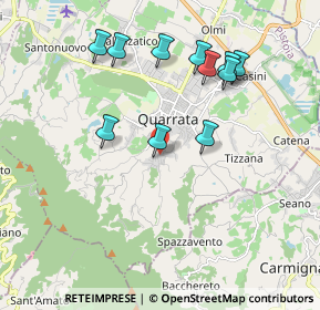 Mappa Via Folonica, 51039 Quarrata PT, Italia (1.93273)