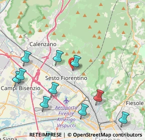 Mappa Via Ponte Al Buco nr, 50019 Sesto Fiorentino FI, Italia (5.21636)