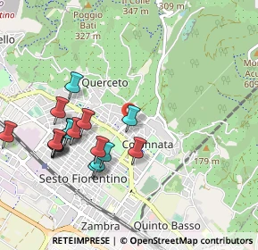 Mappa Via Ponte Al Buco nr, 50019 Sesto Fiorentino FI, Italia (1.02471)