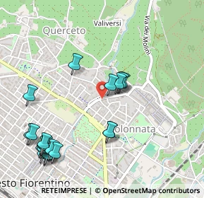 Mappa Via Ponte Al Buco nr, 50019 Sesto Fiorentino FI, Italia (0.627)