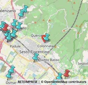 Mappa Via Ginori, 50019 Sesto Fiorentino FI, Italia (3.29263)