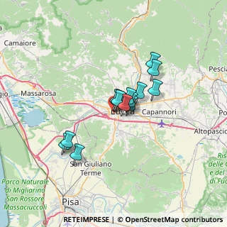 Mappa Via Corte Puccetto, 55100 Lucca LU, Italia (4.58786)