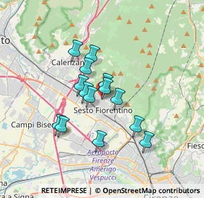 Mappa Piazza Lorenzo Ghiberti, 50019 Sesto Fiorentino FI, Italia (2.69643)