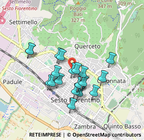 Mappa Piazza Lorenzo Ghiberti, 50019 Sesto Fiorentino FI, Italia (0.7465)