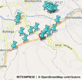 Mappa Via Bamberga, 61025 Montelabbate PU, Italia (0.974)