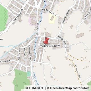 Mappa Via Allende,  9, 51039 Quarrata, Pistoia (Toscana)