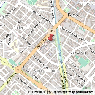 Mappa Via del Risorgimento, 10, 61032 Fano, Pesaro e Urbino (Marche)