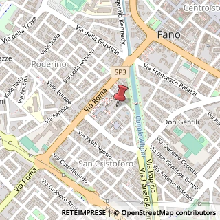 Mappa Via Costituzione, 10, 61032 Fano, Pesaro e Urbino (Marche)