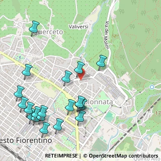 Mappa Via Ginori, 50019 Colonnata FI, Italia (0.6775)