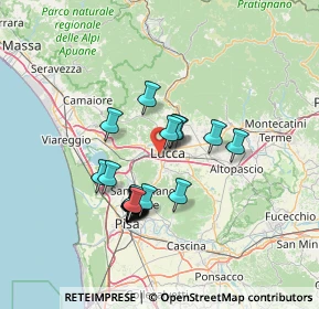 Mappa Via Vecchia, 55100 Lucca LU, Italia (11.9415)