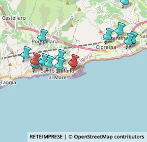 Mappa SS1, 18010 Santo Stefano al mare IM, Italia (2.17714)