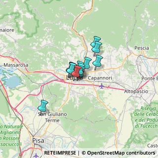 Mappa Via dei Pubblici Macelli, 55100 Lucca LU, Italia (3.3425)