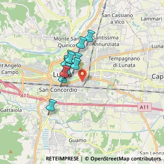 Mappa Via dei Pubblici Macelli, 55100 Lucca LU, Italia (1.28636)