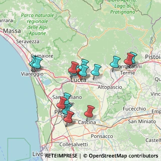 Mappa Via dei Pubblici Macelli, 55100 Lucca LU, Italia (14.58647)