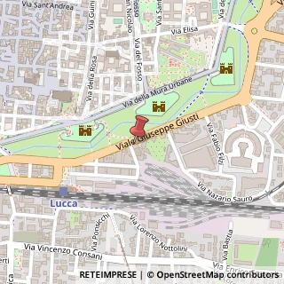 Mappa Viale Giuseppe Giusti, 451, 55100 Lucca, Lucca (Toscana)
