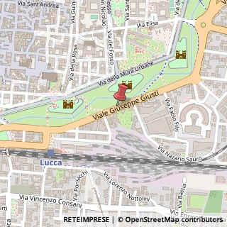 Mappa Viale Giuseppe Giusti,  391, 55100 Lucca, Lucca (Toscana)