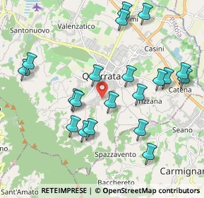 Mappa Via Salvador Allende, 51039 Quarrata PT, Italia (2.154)