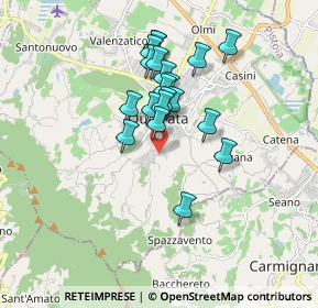 Mappa Via Salvador Allende, 51039 Quarrata PT, Italia (1.4545)