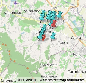 Mappa Via Salvador Allende, 51039 Quarrata PT, Italia (1.556)