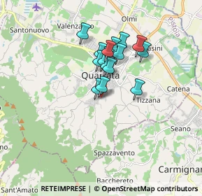 Mappa Via Salvador Allende, 51039 Quarrata PT, Italia (1.27313)