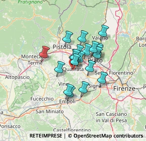 Mappa Via Salvador Allende, 51039 Quarrata PT, Italia (9.0895)