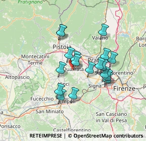 Mappa Via Salvador Allende, 51039 Quarrata PT, Italia (11.62444)