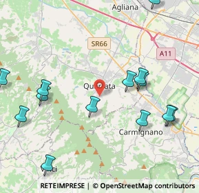 Mappa Via Salvador Allende, 51039 Quarrata PT, Italia (5.65667)