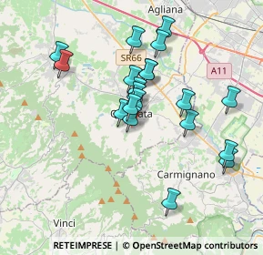 Mappa Via Salvador Allende, 51039 Quarrata PT, Italia (3.3565)