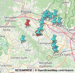 Mappa Via Salvador Allende, 51039 Quarrata PT, Italia (6.98214)