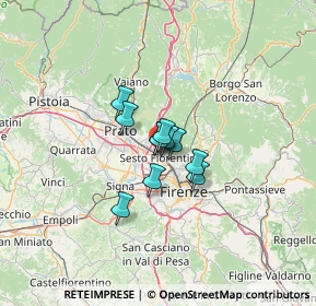 Mappa Viale Provinciale Pratese, 50019 Sesto Fiorentino FI, Italia (6.45273)