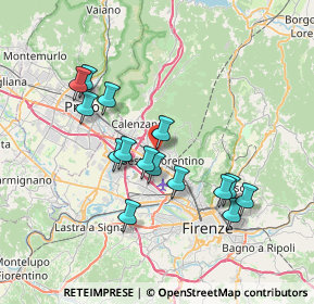 Mappa Viale Provinciale Pratese, 50019 Sesto Fiorentino FI, Italia (6.876)