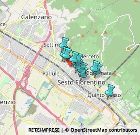 Mappa Viale Provinciale Pratese, 50019 Sesto Fiorentino FI, Italia (0.93545)