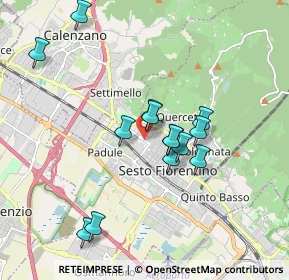 Mappa Viale Provinciale Pratese, 50019 Sesto Fiorentino FI, Italia (1.67214)