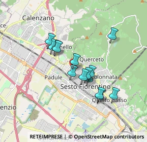 Mappa Viale Provinciale Pratese, 50019 Sesto Fiorentino FI, Italia (1.43214)
