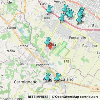 Mappa Via Sebastiano del Buono, 59100 Prato PO, Italia (3.03692)