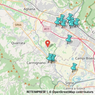 Mappa Via Sebastiano del Buono, 59100 Prato PO, Italia (4.82909)