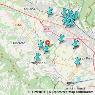 Mappa Via Sebastiano del Buono, 59100 Prato PO, Italia (4.905)