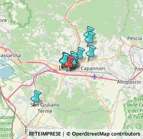 Mappa Via Fabio Filzi, 55100 Lucca LU, Italia (3.28583)
