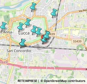 Mappa Via Fabio Filzi, 55100 Lucca LU, Italia (0.80154)