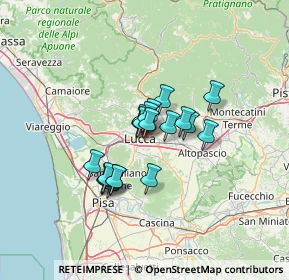 Mappa Via Fabio Filzi, 55100 Lucca LU, Italia (9.0985)