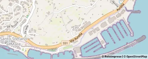 Mappa Santo Stefano al Mare